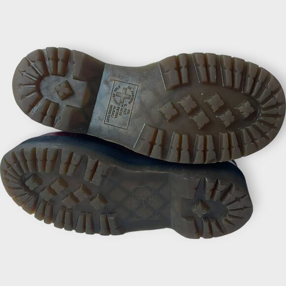 Dr. Martens Crazy Bomb Platform Boot Red Leather Cap Toe US Size 6 UK Size 4 - Picture 10 of 13